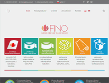 Tablet Screenshot of fino.com.pl